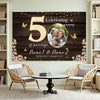 Personalized 50th Anniversary Canvas - Custom Photo Couple Wall Art