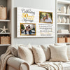 Personalized 50th Anniversary Canvas - Custom Wall Art to Celebrate 50 Years of Marriage