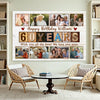 Personalized 60th Birthday Canvas Custom Photo Print Happy 60 Years Wall Art Gift for Dad or Grandpa