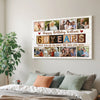Personalized 60th Birthday Canvas Custom Photo Print Happy 60 Years Wall Art Gift for Dad or Grandpa