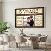 Personalized Anniversary When I Tell You Love Canvas Wall Art With Custom Years Upload Photo Romantic Couple Decor