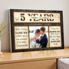 Personalized Anniversary When I Tell You Love Canvas Wall Art With Custom Years Upload Photo Romantic Couple Decor