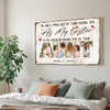 Personalized Aunt Canvas Wall Art Custom Photo The Only Thing Better Than Having You As My Sister Mother’s Day