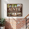 Personalized Auntie Canvas Prints - Gift for - She Loves Like A Mom Custom Photo