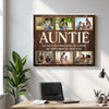 Personalized Auntie Canvas Prints - Gift for - She Loves Like A Mom Custom Photo
