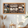 Personalized Barber Dad Canvas Custom Photo Wall Art Some People Call Me The Most Important
