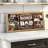 Personalized Barber Dad Canvas Custom Photo Wall Art Some People Call Me The Most Important