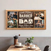 Personalized Barber Dad Canvas Custom Photo Wall Art Some People Call Me The Most Important