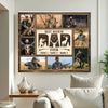 Personalized Best Buckin Dad Ever Canvas Custom Photo Wall Art Father’s Day Gift for Hunting