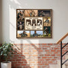 Personalized Best Buckin Dad Ever Canvas Custom Photo Wall Art Father’s Day Gift for Hunting