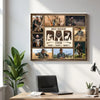 Personalized Best Buckin Dad Ever Canvas Custom Photo Wall Art Father’s Day Gift for Hunting