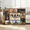 Personalized Best Buckin Dad Ever Canvas Custom Photo Wall Art Father’s Day Gift for Hunting