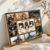 Personalized Best Buckin Dad Ever Canvas Custom Photo Wall Art Father’s Day Gift for Hunting