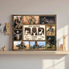 Personalized Best Buckin Dad Ever Canvas Custom Photo Wall Art Father’s Day Gift for Hunting