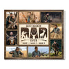 Personalized Best Buckin Dad Ever Canvas Custom Photo Wall Art Father’s Day Gift for Hunting - 14x11