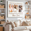 Personalized BFF Canvas Custom Photo Best Friend Wall Art Cute Gift for Besties on Birthday