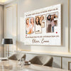 Personalized BFF Canvas Custom Photo Best Friend Wall Art Cute Gift for Besties on Birthday