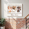 Personalized BFF Canvas Custom Photo Best Friend Wall Art Cute Gift for Besties on Birthday
