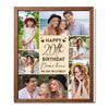 Personalized Birthday Canvas Prints - 20th Gift - Happy Custom Photo - 11x14