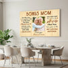Personalized Bonus Mom Canvas Wall Art With Loving Message Custom Photo Gift For From Daughter Mother’s Day