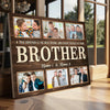 Personalized Brother Canvas Custom Photo Gift for Big from Younger Birthday or Christmas