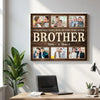 Personalized Brother Canvas Custom Photo Gift for Big from Younger Birthday or Christmas