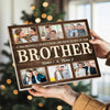 Personalized Brother Canvas Custom Photo Gift for Big from Younger Birthday or Christmas
