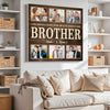 Personalized Brother Canvas Custom Photo Gift for Big from Younger Birthday or Christmas