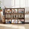 Personalized Brother Canvas Custom Photo Gift for Big from Younger Birthday or Christmas