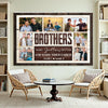 Personalized Brother Canvas Prints - Gift - Custom Photo Brothers Forever Keepsake