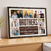 Personalized Brother Canvas Prints - Gift - Custom Photo Brothers Forever Keepsake