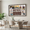 Personalized Brother Canvas Prints - Gift - Custom Photo Brothers Forever Keepsake