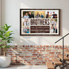 Personalized Brother Canvas Prints - Gift - Custom Photo Brothers Forever Keepsake