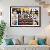Personalized Brother Canvas Prints - Gift - Custom Photo Brothers Forever Keepsake