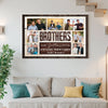 Personalized Brothers Canvas Wall Art Custom Photo Print Inspirational Make the Good Times Better Decor