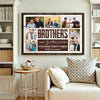 Personalized Brothers Quote Canvas Wall Art Custom Photo Print Inspirational Make the Good Times Better Decor