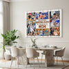 Personalized Canvas Print Wall Art - My Favorite Basketball Player Calls Me Mom