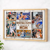 Personalized Canvas Print Wall Art - My Favorite Basketball Player Calls Me Mom - Natural Frame / 12x9