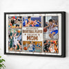 Personalized Canvas Print Wall Art - My Favorite Basketball Player Calls Me Mom - Black Frame / 12x9