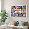 Personalized Canvas Print Wall Art - My Favorite Basketball Player Calls Me Mom