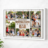 Personalized Canvas Print Wall Art - My Favorite Basketball Player Calls Me Dad - White Frame / 12x9