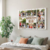 Personalized Canvas Print Wall Art - My Favorite Basketball Player Calls Me Dad