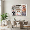 Personalized Canvas Print Wall Art - My Favorite Black Belt Karate Calls Me Mom