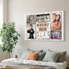 Personalized Canvas Print Wall Art - My Favorite Black Belt Karate Calls Me Mom