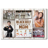 Personalized Canvas Print Wall Art - My Favorite Black Belt Karate Calls Me Mom