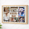 Personalized Canvas Print Wall Art - My Favorite Black Belt Karate Calls Me Dad - Natural Frame / 12x9