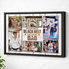 Personalized Canvas Print Wall Art - My Favorite Black Belt Karate Calls Me Dad - Frame / 12x9