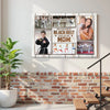 Personalized Canvas Print Wall Art - My Favorite Black Belt Karate Calls Me Mom