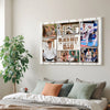 Personalized Canvas Print Wall Art - My Favorite Black Belt Karate Calls Me Dad
