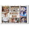 Personalized Canvas Print Wall Art - My Favorite Black Belt Karate Calls Me Dad